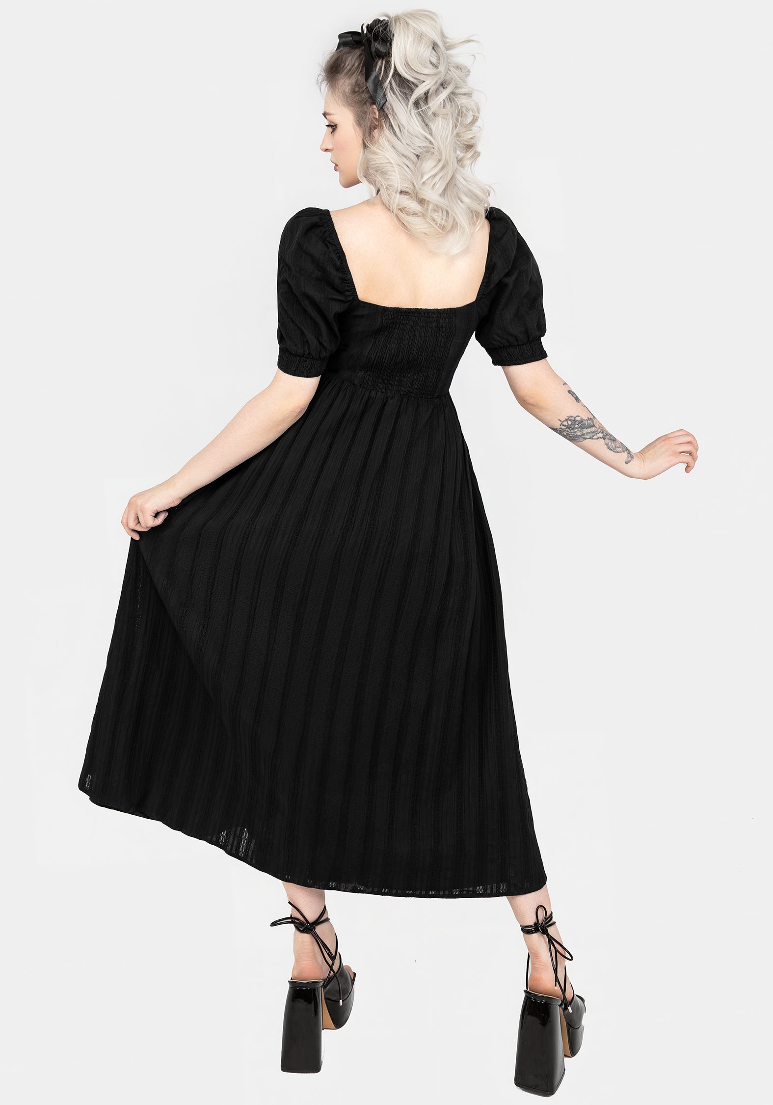 Marcia Broderie Midaxi Dress - Image 3